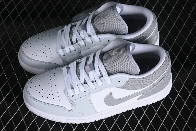 All categories Air Jordan Jordan series basketball shoes Air Jordan 1 Low Air Jordan 1 Low AJ1 Joe 1 white gray low-top cultural and leisure sports sneakers DC0774-106